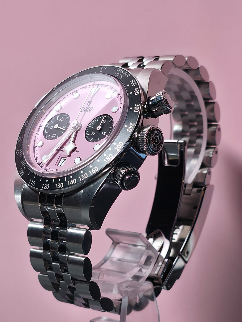 2025 Tudor Black Bay Chrono 79360N Flamingo Pink Dial Steel with Box and Papers