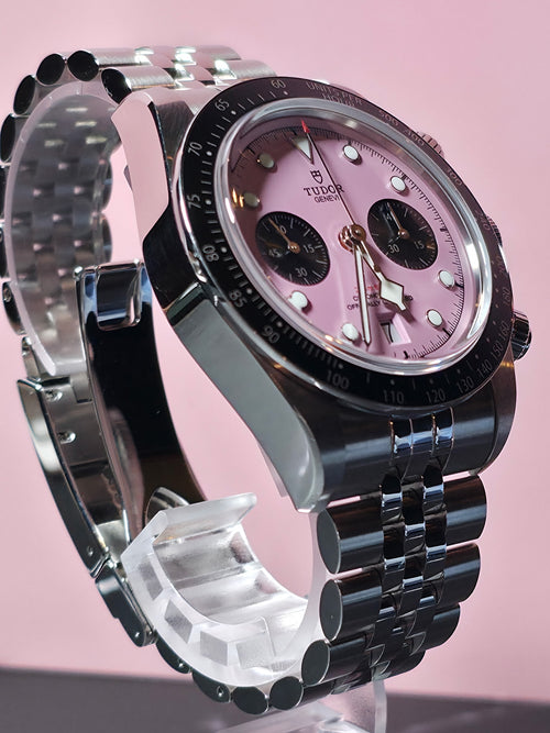2025 Tudor Black Bay Chrono 79360N Flamingo Pink Dial Steel with Box and Papers