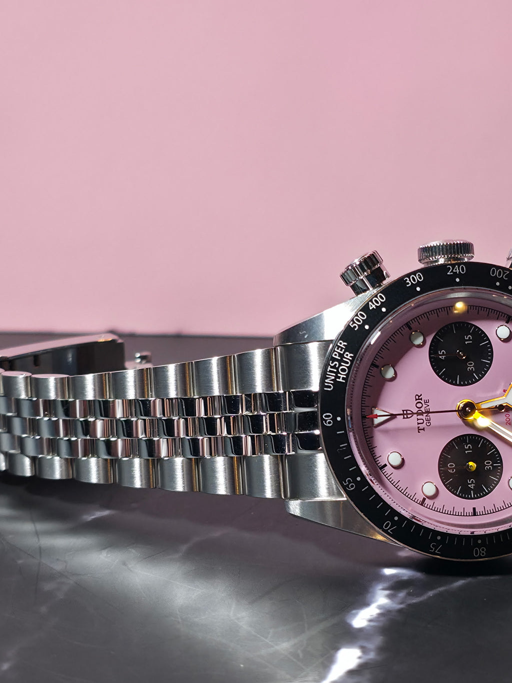 2025 Tudor Black Bay Chrono 79360N Flamingo Pink Dial Steel with Box and Papers