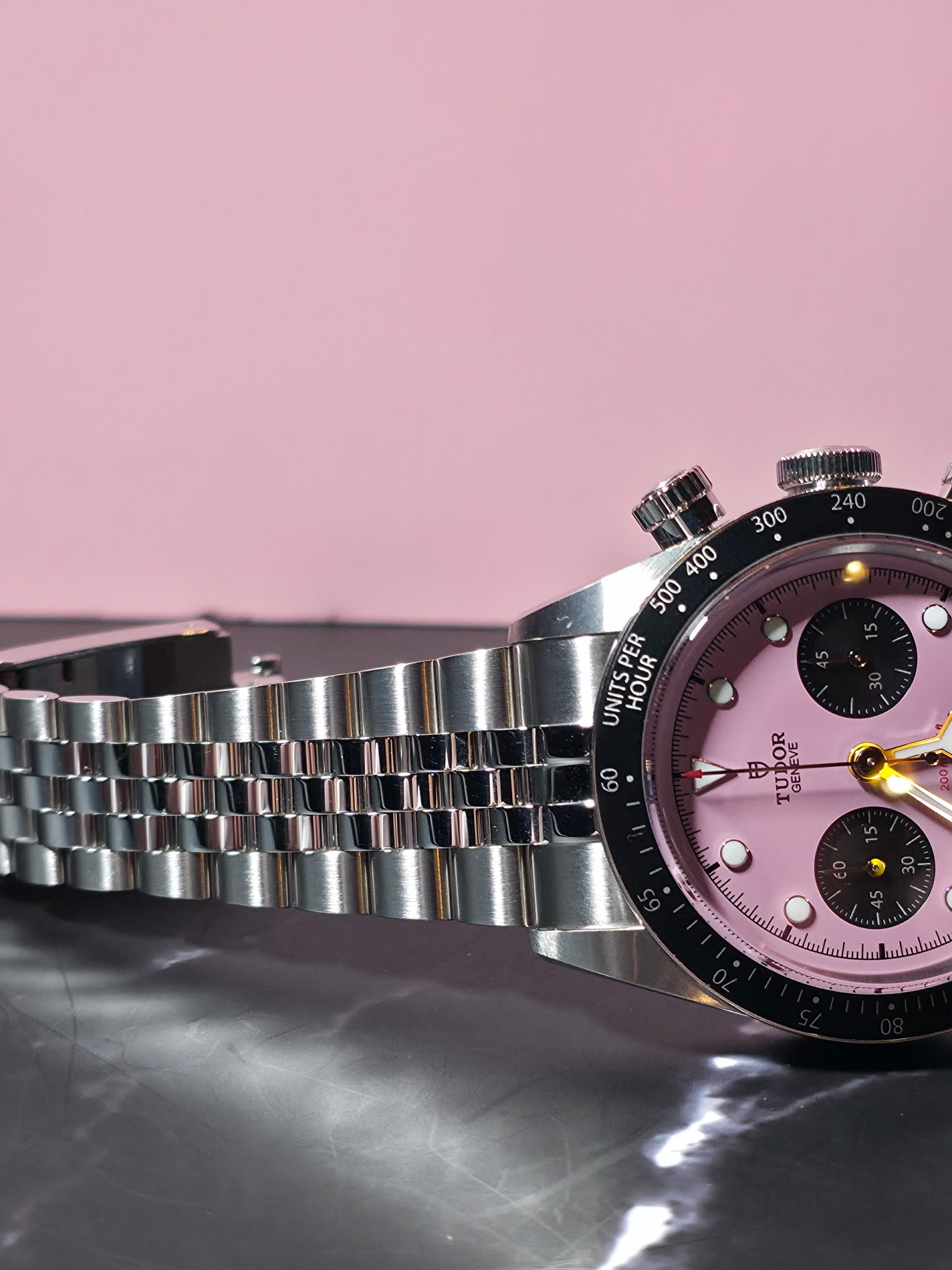 2025 Tudor Black Bay Chrono 79360N Flamingo Pink Dial Steel with Box and Papers