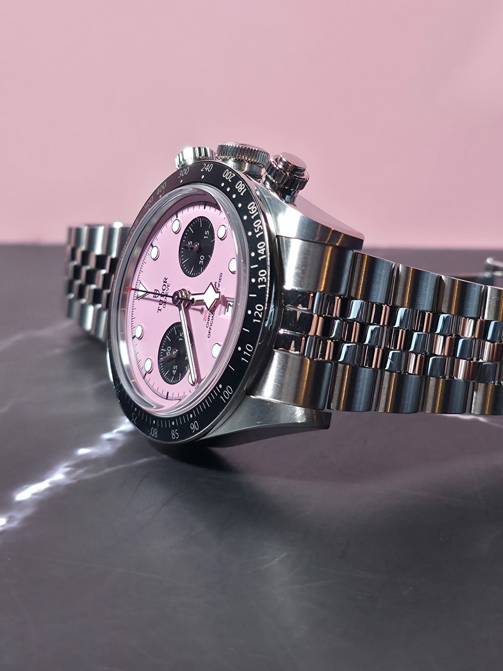 2025 Tudor Black Bay Chrono 79360N Flamingo Pink Dial Steel with Box and Papers