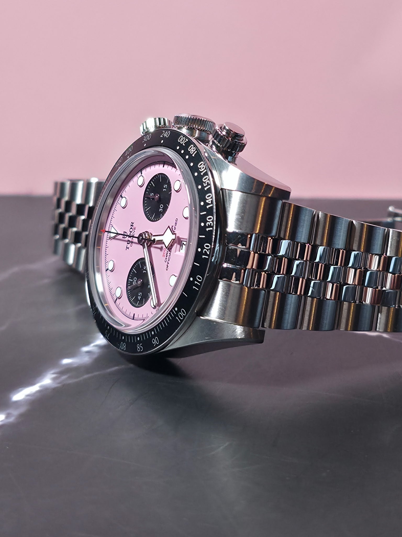 2025 Tudor Black Bay Chrono 79360N Flamingo Pink Dial Steel with Box and Papers