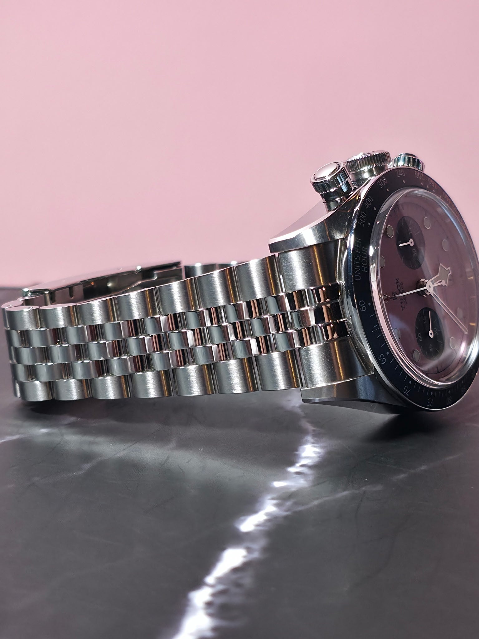 2025 Tudor Black Bay Chrono 79360N Flamingo Pink Dial Steel with Box and Papers