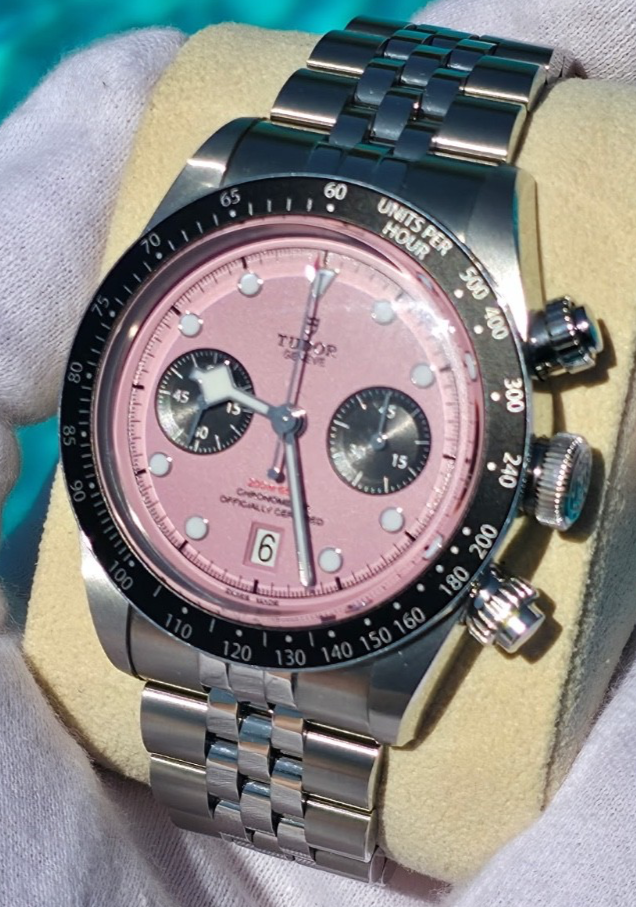 2025 Tudor Black Bay Chrono 79360N Flamingo Pink Dial Steel with Box and Papers