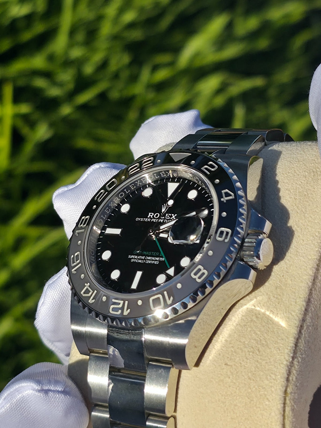 Rolex GMT-Master II "Bruce Wayne" — Ref. 126710GRNR | 2026 | Brand New & Unworn