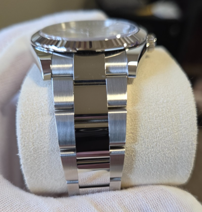 2026 Rolex Datejust 41 — Ref. 126334 | Silver Dial | 18k White Gold Fluted Bezel