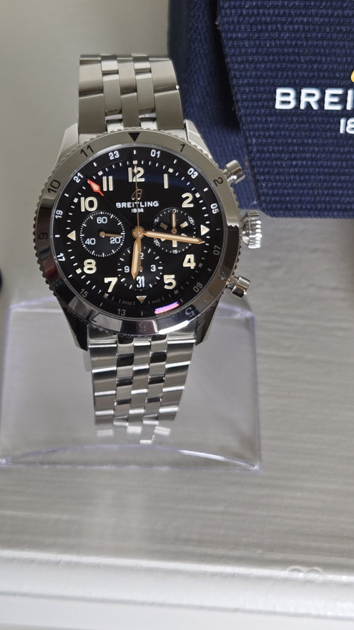 2026 Breitling Super AVI B04 Chrono GMT “P-51 Mustang” 46mm – Full Set