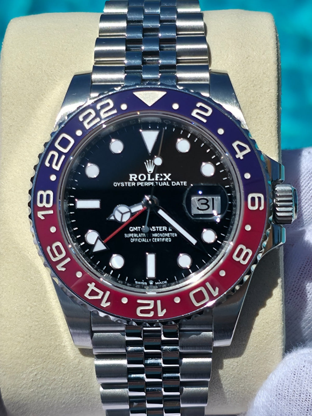 Rolex GMT-Master II "Pepsi" 126710BLRO — 2018 (Complete Set) — Jubilee Brace