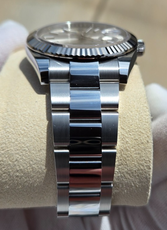 2026 Rolex Datejust 41 — Ref. 126334 | Silver Dial | 18k White Gold Fluted Bezel