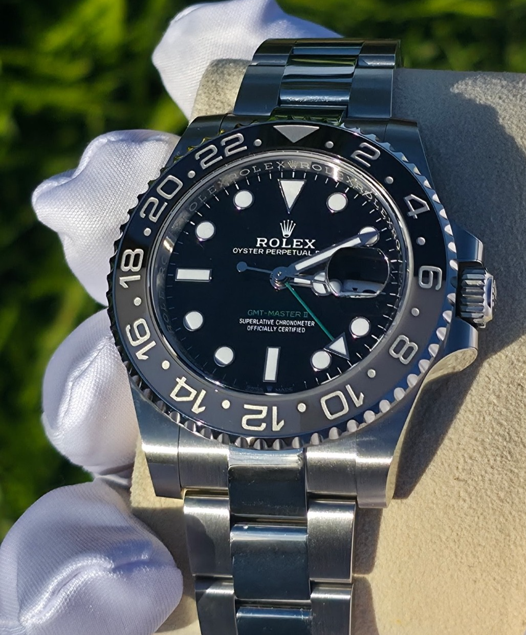 Rolex GMT-Master II "Bruce Wayne" — Ref. 126710GRNR | 2026 | Brand New & Unworn