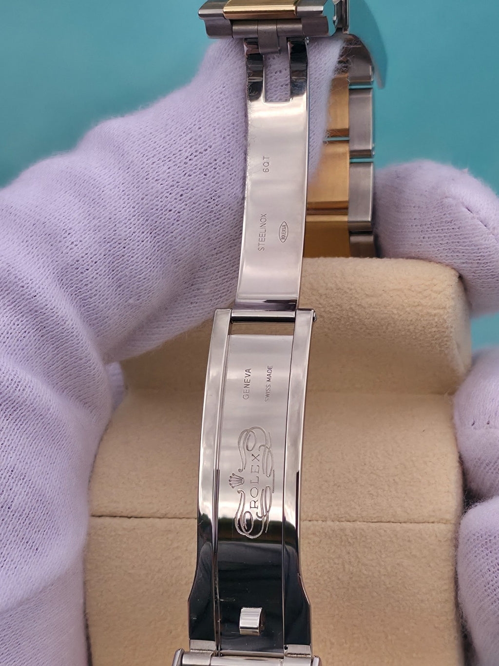 Rolex Submariner 116613LB "Bluesy" Silver/Gold Oyster Bracelet - March 2019
