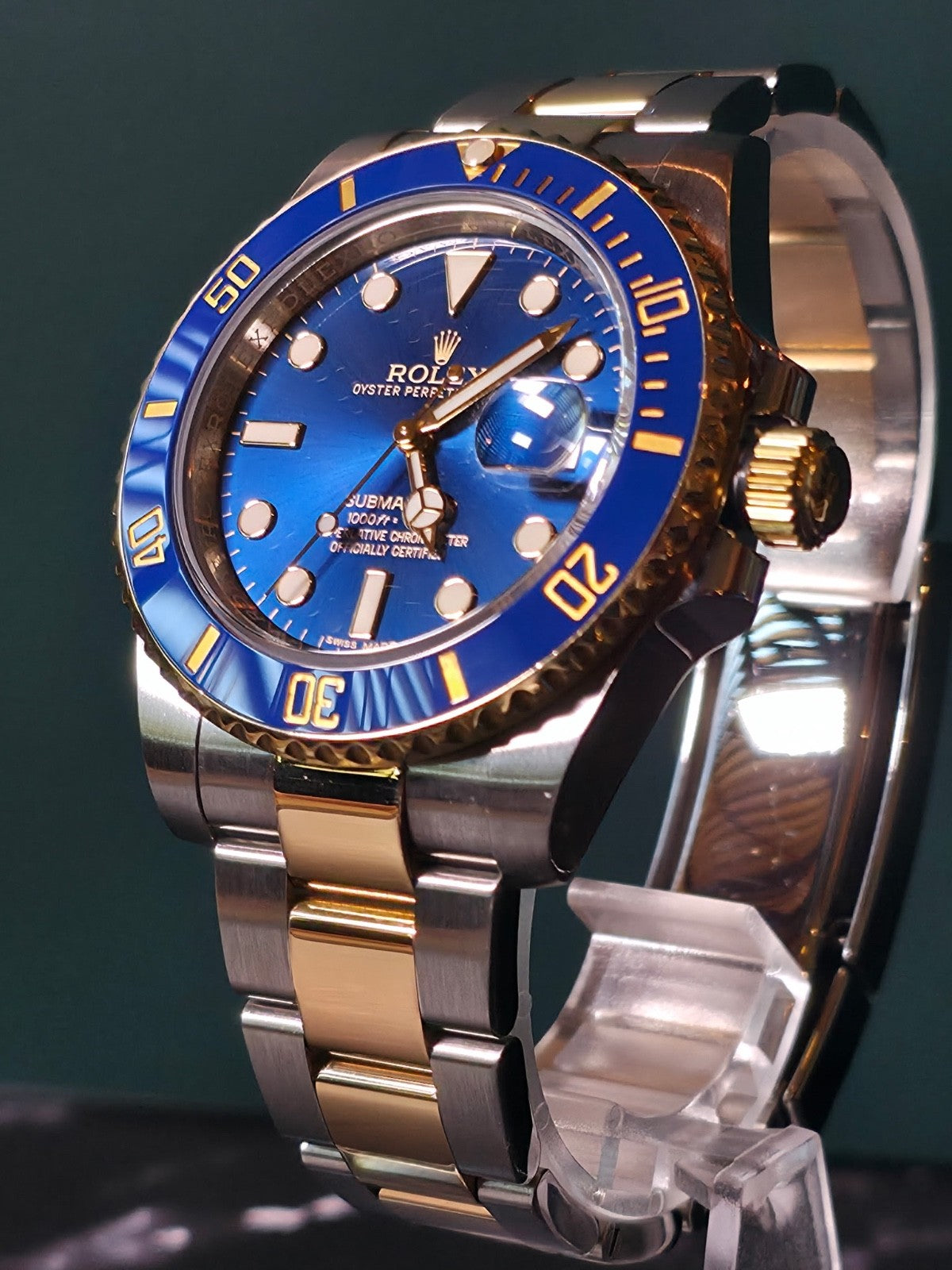 2016 Rolex Submariner Date "Bluesy" — Ref. 116613LB / Excellent Condition