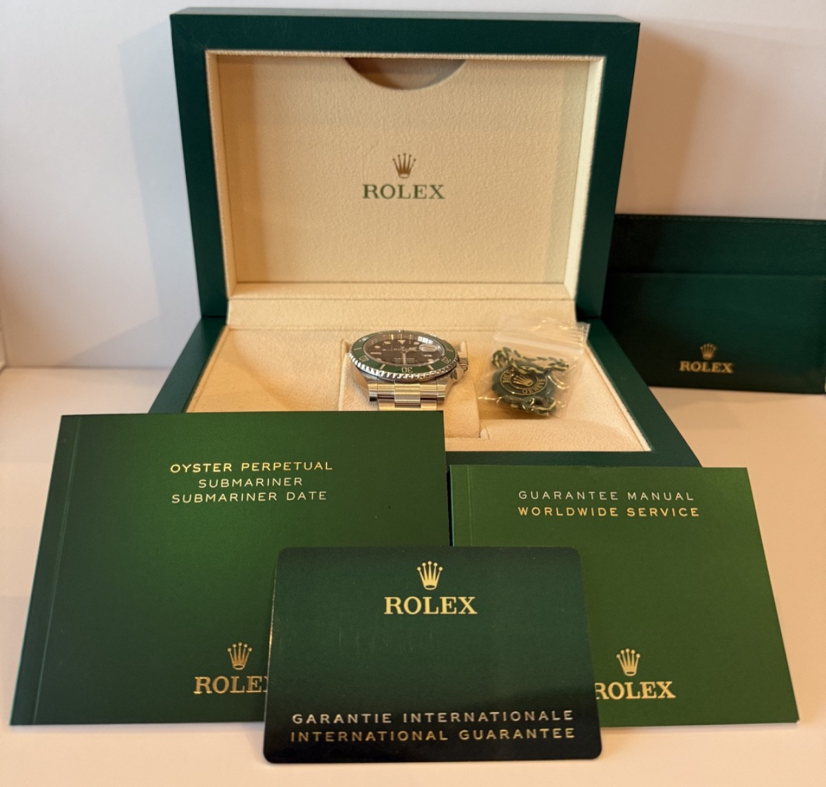 2022 "Starbucks" Rolex Submariner 126610LV Oyster Bracelet with Green Bezel