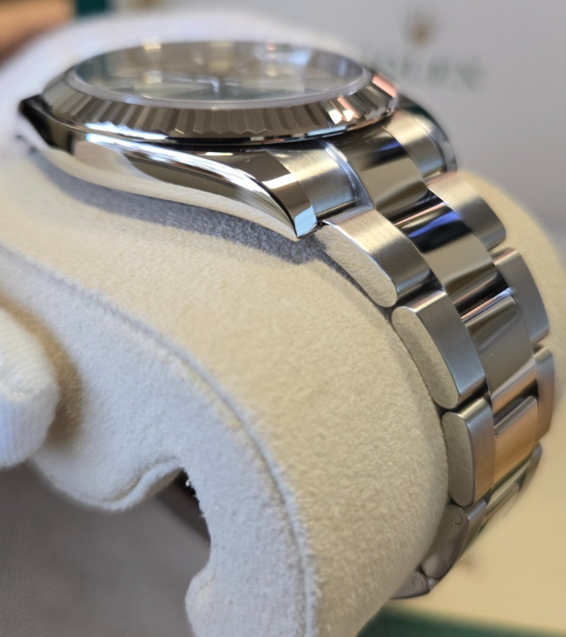 2026 Rolex Datejust 41 — Ref. 126334 | Silver Dial | 18k White Gold Fluted Bezel