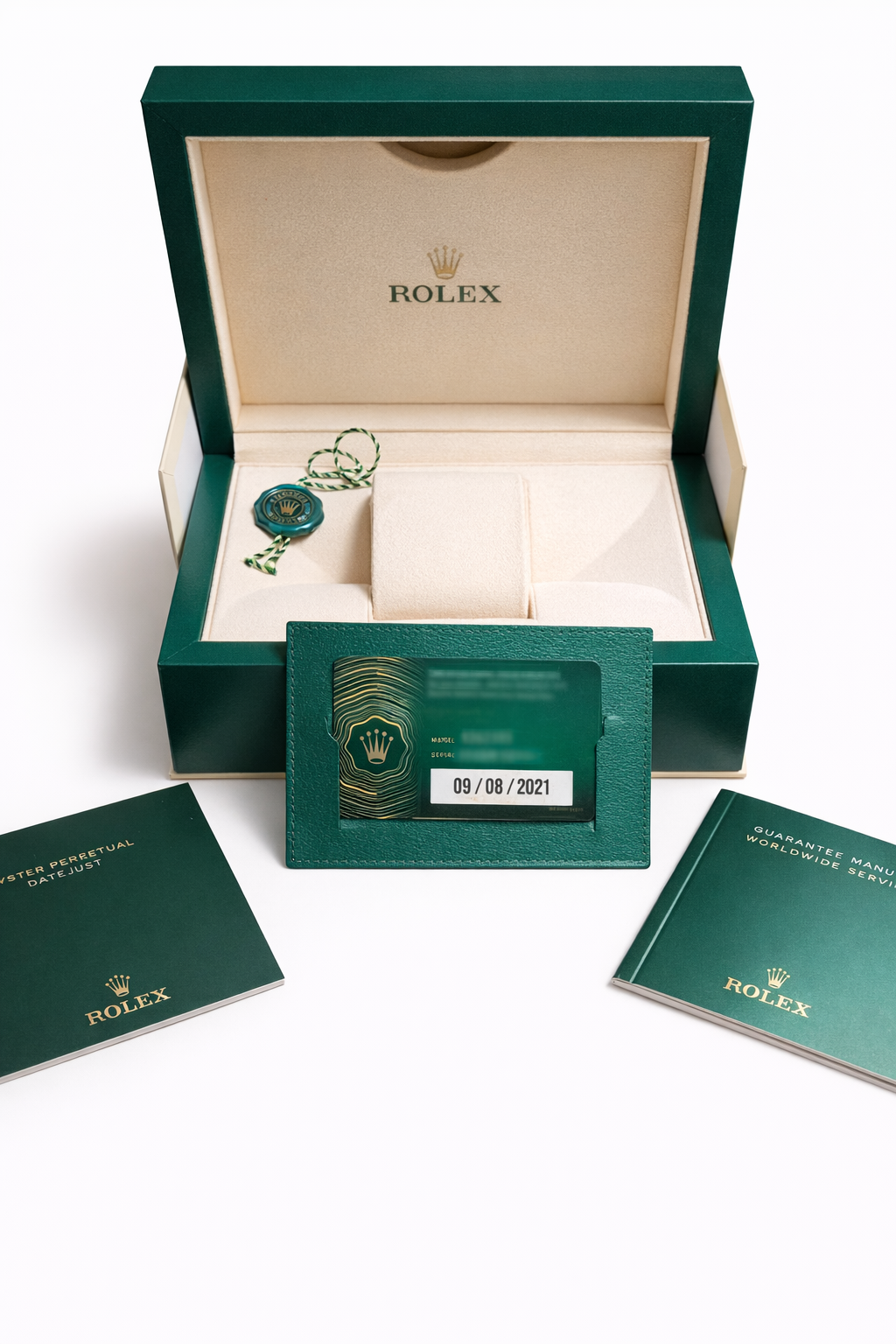 Rolex Datejust 126333 "Palm Motif" Dial Oyster Bracelet - 18K Gold Fluted Bezel