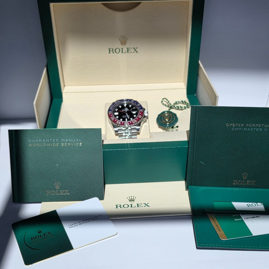 Rolex GMT-Master II "Pepsi" 126710BLRO — 2018 (Complete Set) — Jubilee Brace
