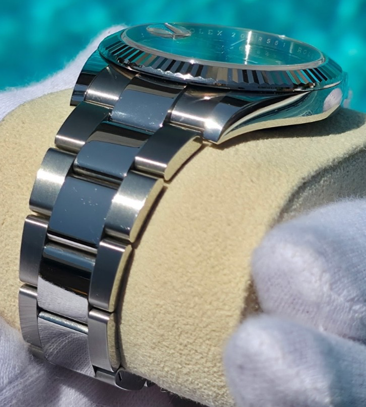 2023 Rolex Datejust 41mm Wimbledon 126334 | Slate Dial | Green Roman Numerals