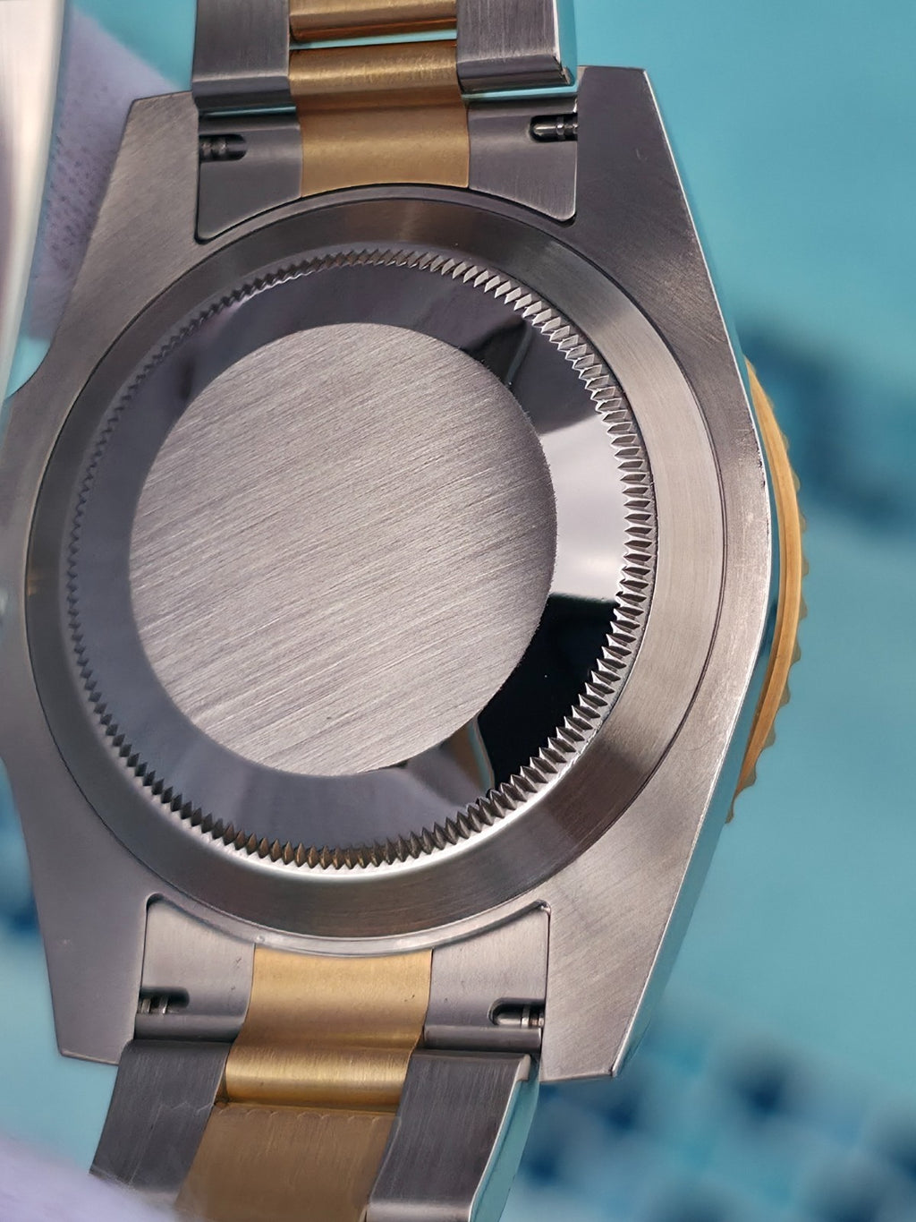 Rolex Submariner 116613LB "Bluesy" Silver/Gold Oyster Bracelet - March 2019