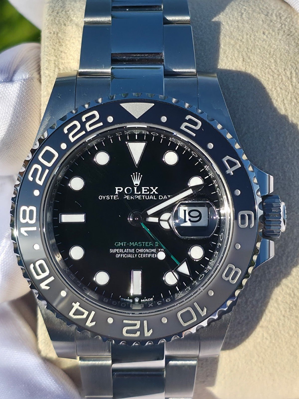 Rolex GMT-Master II "Bruce Wayne" — Ref. 126710GRNR | 2026 | Brand New & Unworn