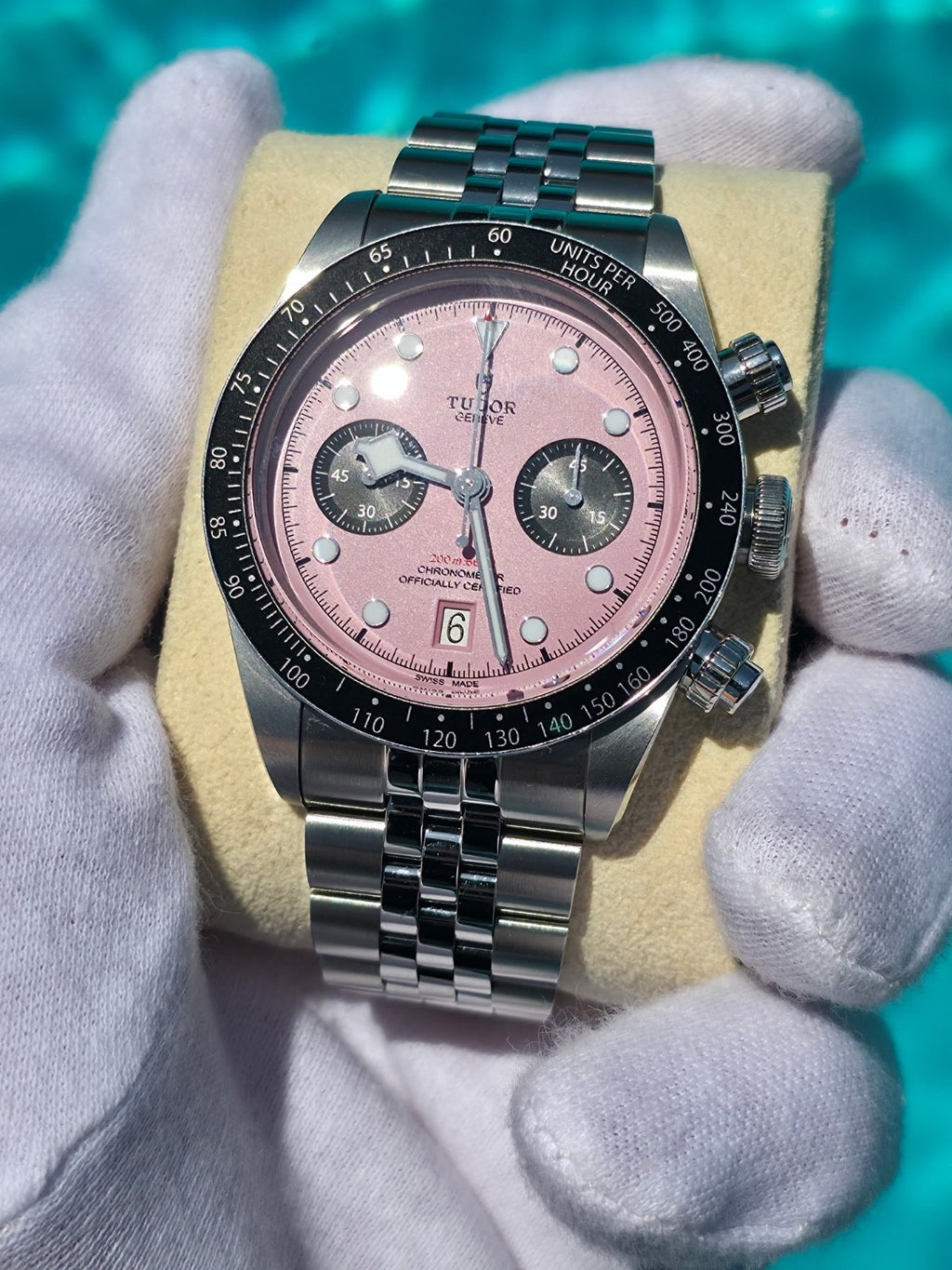2025 Tudor Black Bay Chrono 79360N Flamingo Pink Dial Steel with Box and Papers