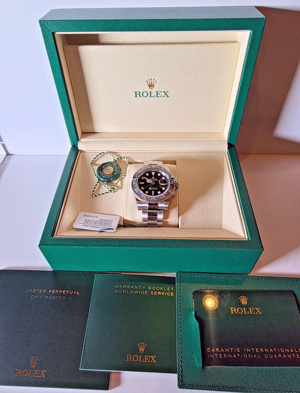 Rolex GMT-Master II "Bruce Wayne" — Ref. 126710GRNR | 2026 | Brand New & Unworn