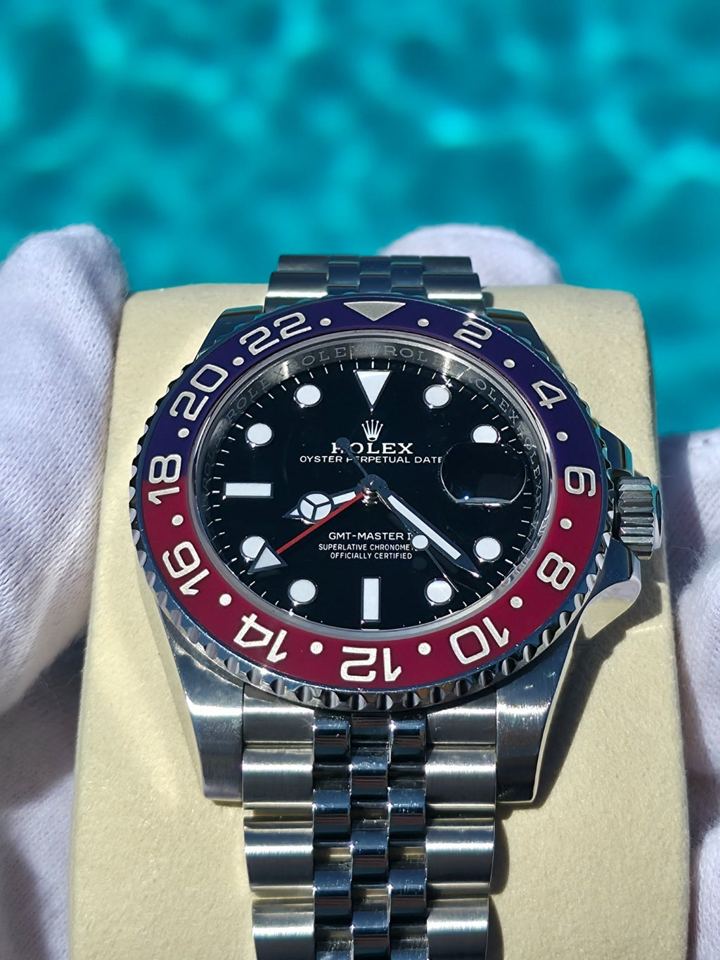 Rolex GMT-Master II "Pepsi" 126710BLRO — 2018 (Complete Set) — Jubilee Brace