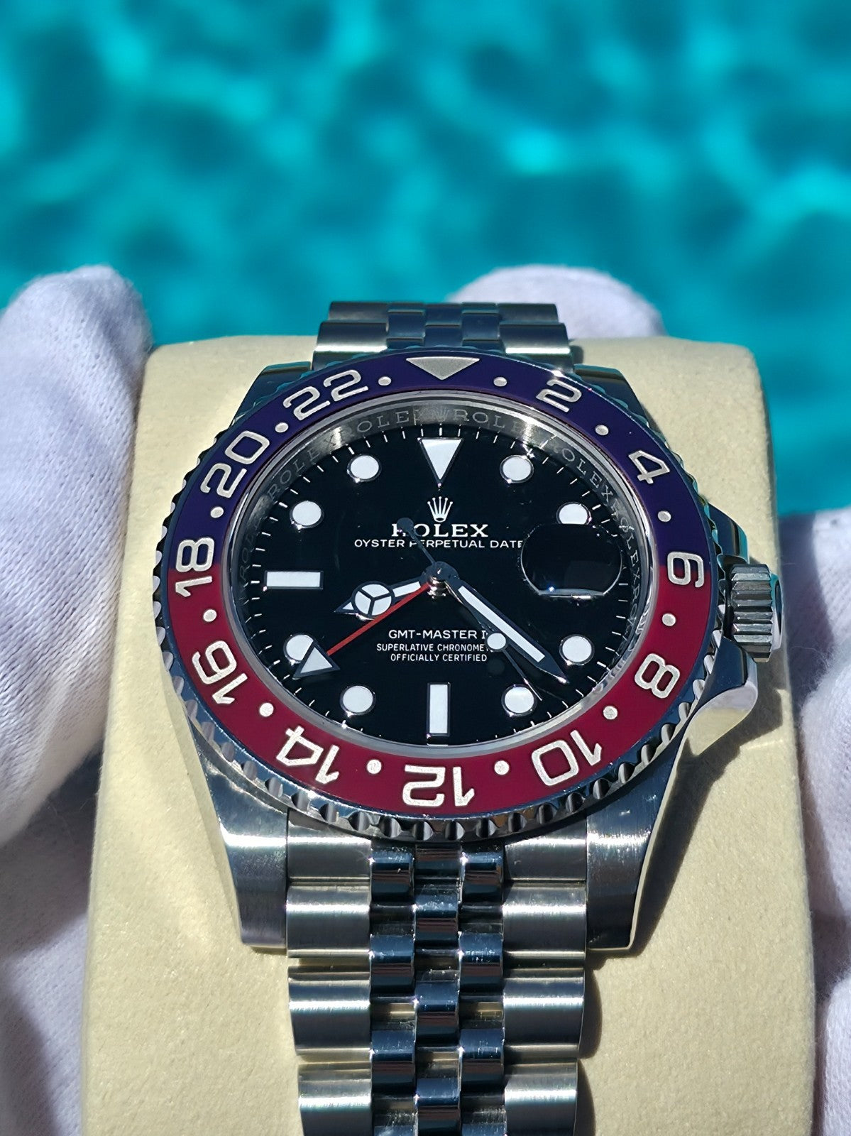 Rolex GMT-Master II "Pepsi" 126710BLRO — 2018 (Complete Set) — Jubilee Brace