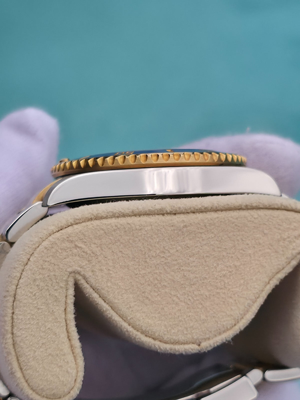 Rolex Submariner 116613LB "Bluesy" Silver/Gold Oyster Bracelet - March 2019