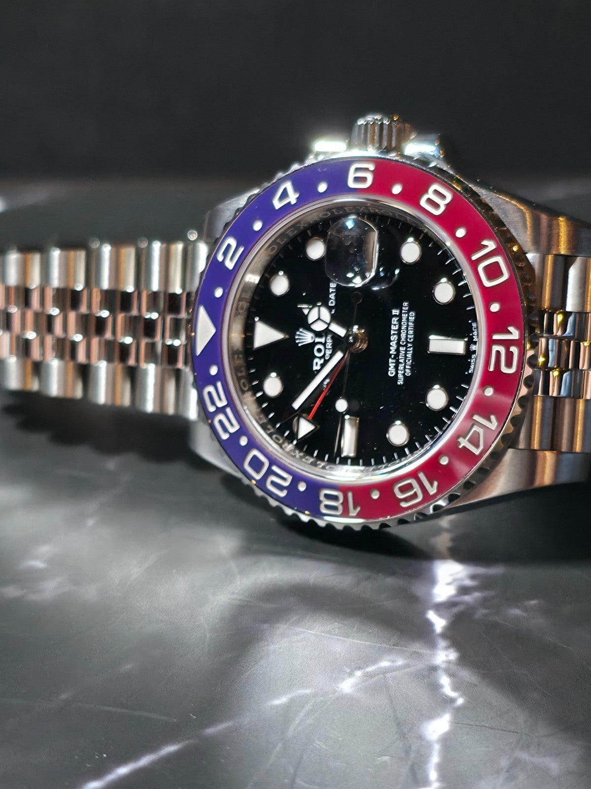 Rolex GMT-Master II "Pepsi" 126710BLRO — 2018 (Complete Set) — Jubilee Brace
