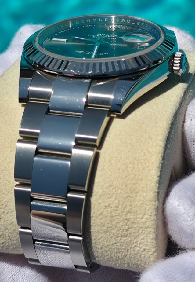 2023 Rolex Datejust 41mm Wimbledon 126334 | Slate Dial | Green Roman Numerals