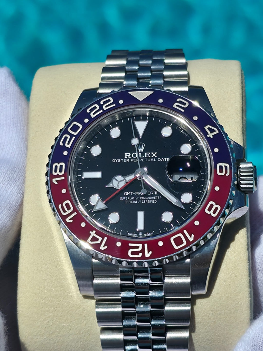 Rolex GMT-Master II "Pepsi" 126710BLRO — 2018 (Complete Set) — Jubilee Brace